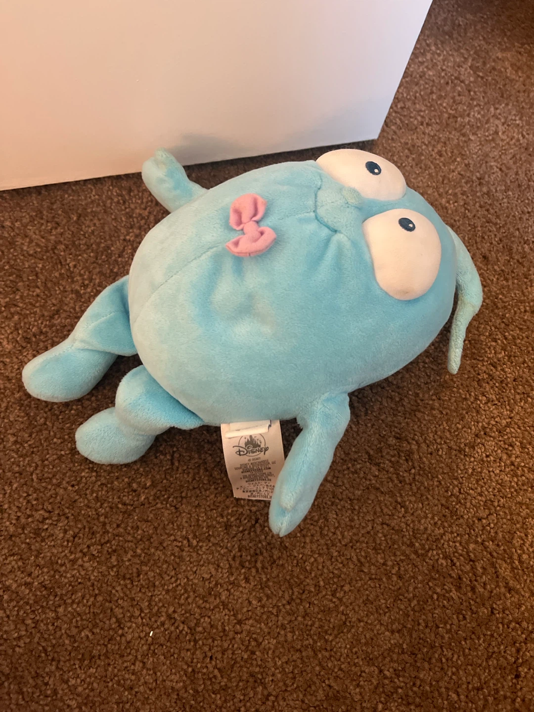 Blue Plush Toy with Pink Bow - photo 2