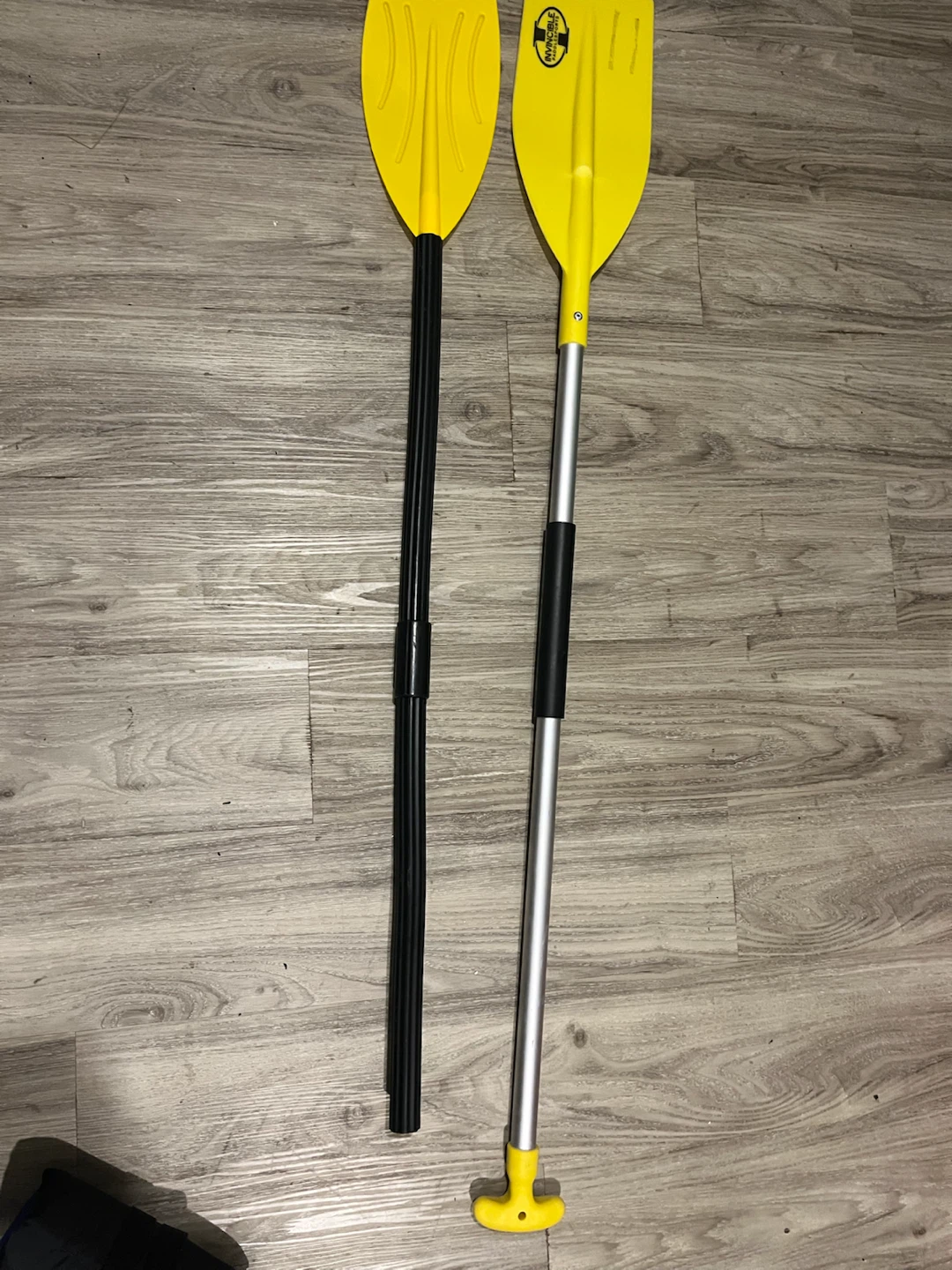 Two Yellow Kayak Paddles - photo 2