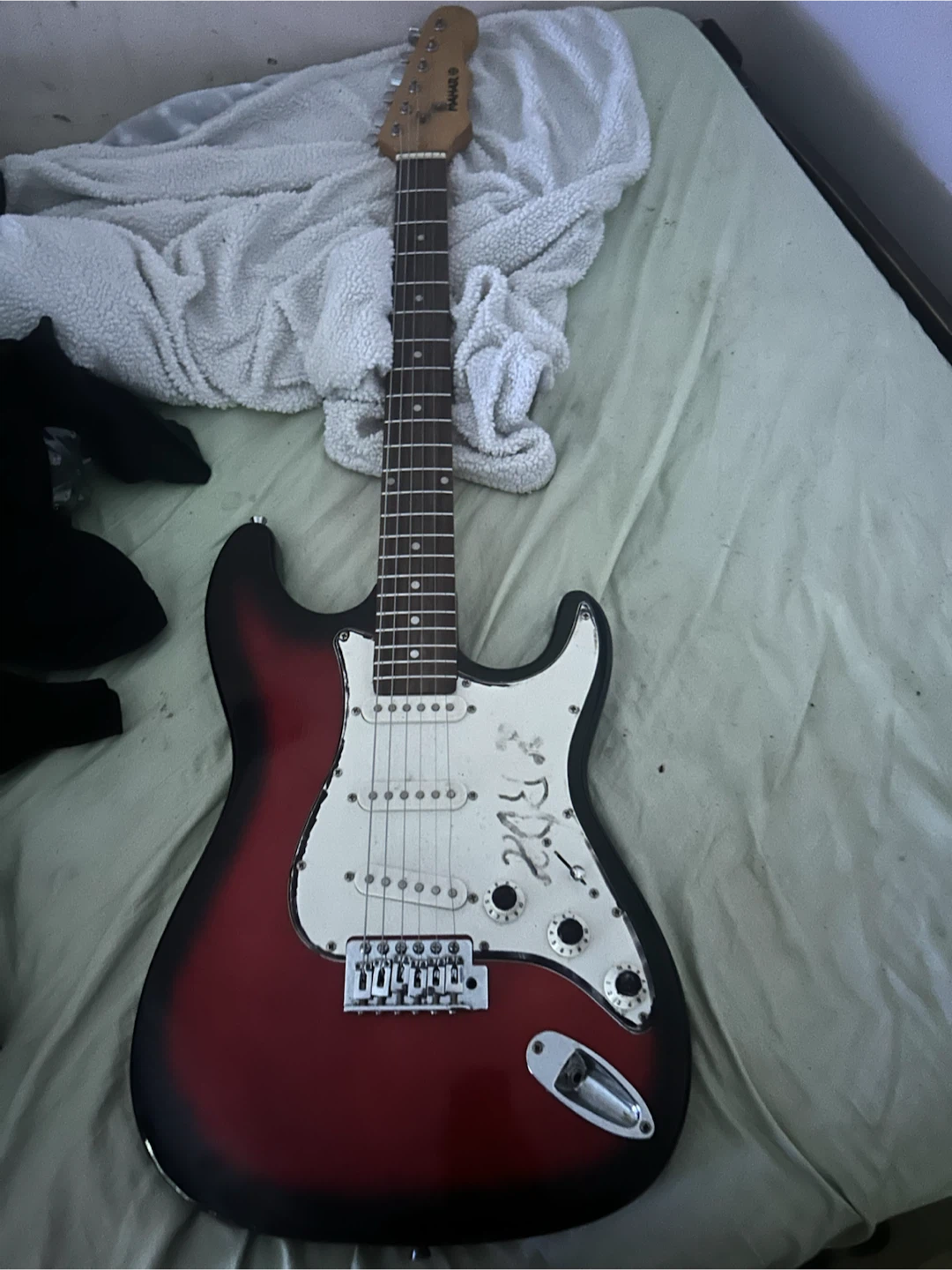 Mahar Strat Style Electric Guitar - Red Sunburst - photo 2