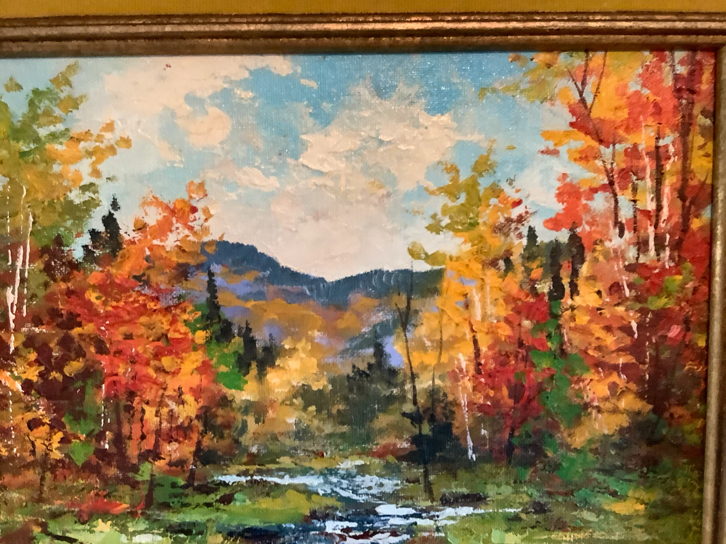 Vt Landscape Oil Ptg by Cdn Artist W. Pranke 🐞 - photo 5