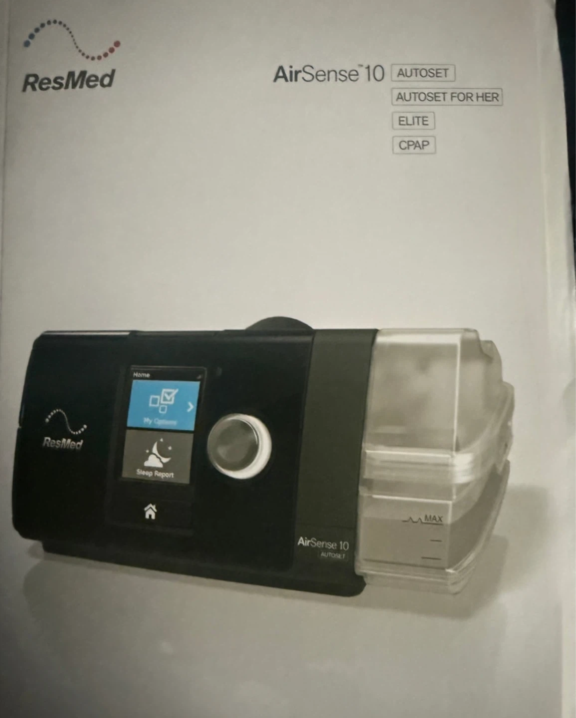 ResMed AirSense 10 AutoSet CPAP Machine - photo 3
