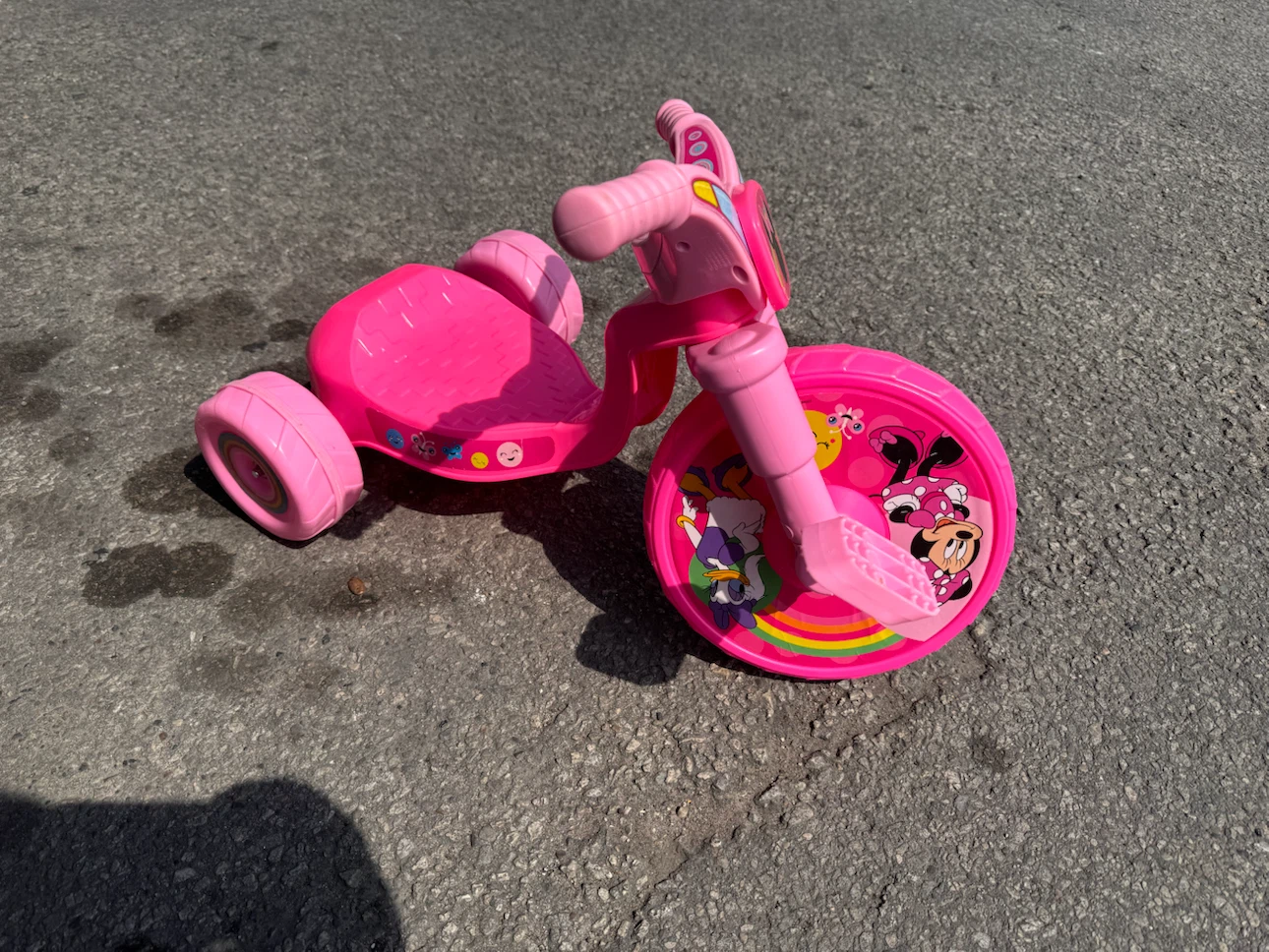 Kids Pink Tricycle with Minnie Mouse Design