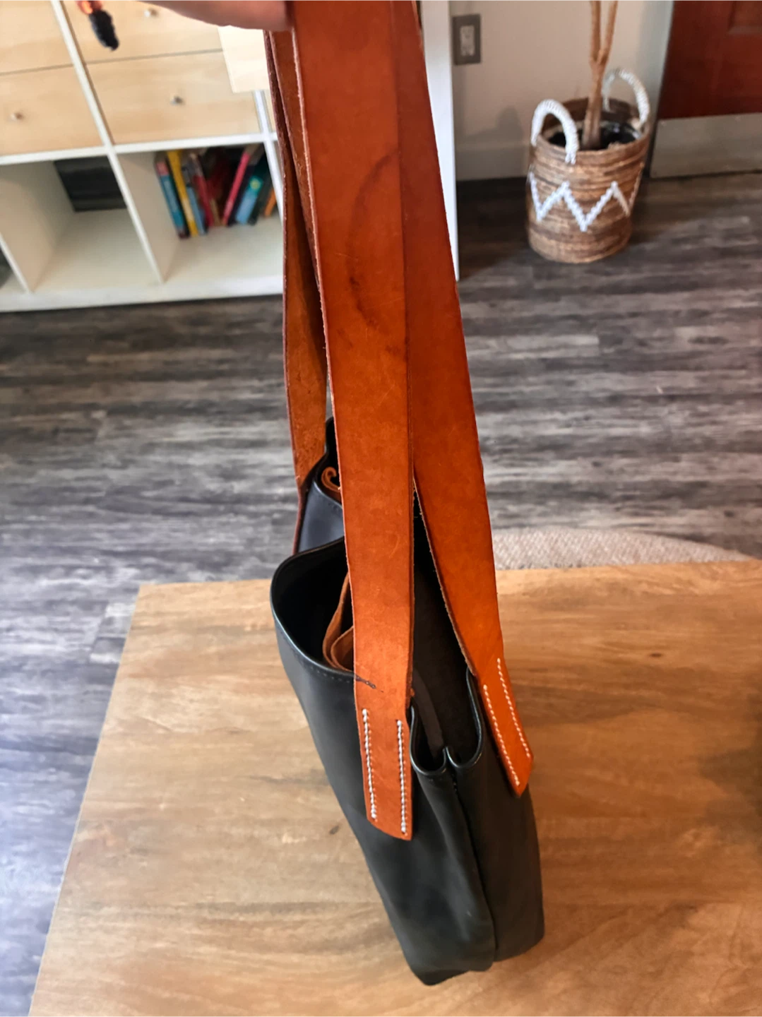 Handmade  Genuine Leather Tote Bag - photo 3