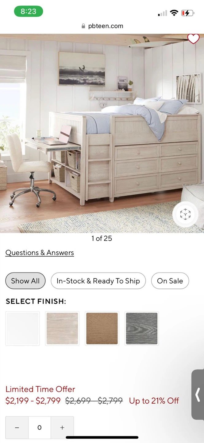 Loft Bed with Storage - photo 3