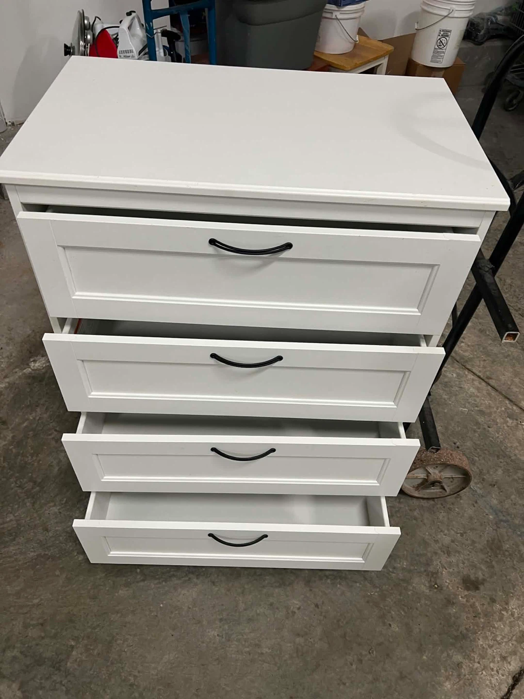 White 4-Drawer Dresser