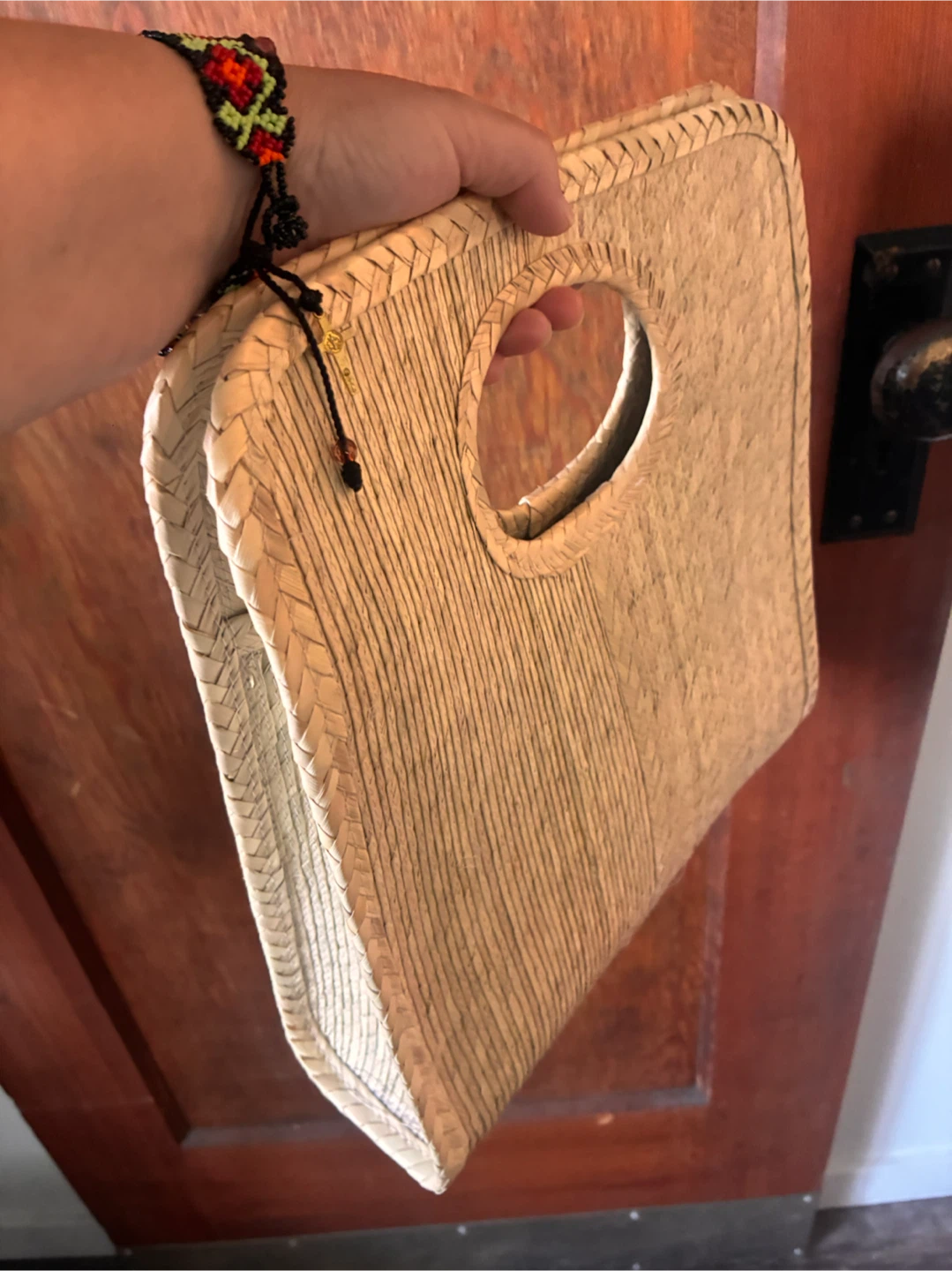 Handwoven Natural Palm Tote Bag – Handmade in Oaxaca, Mexico