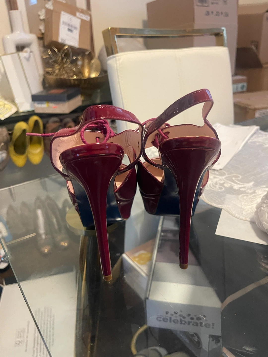 Audrey Brooke Patent Leather Heels - photo 4