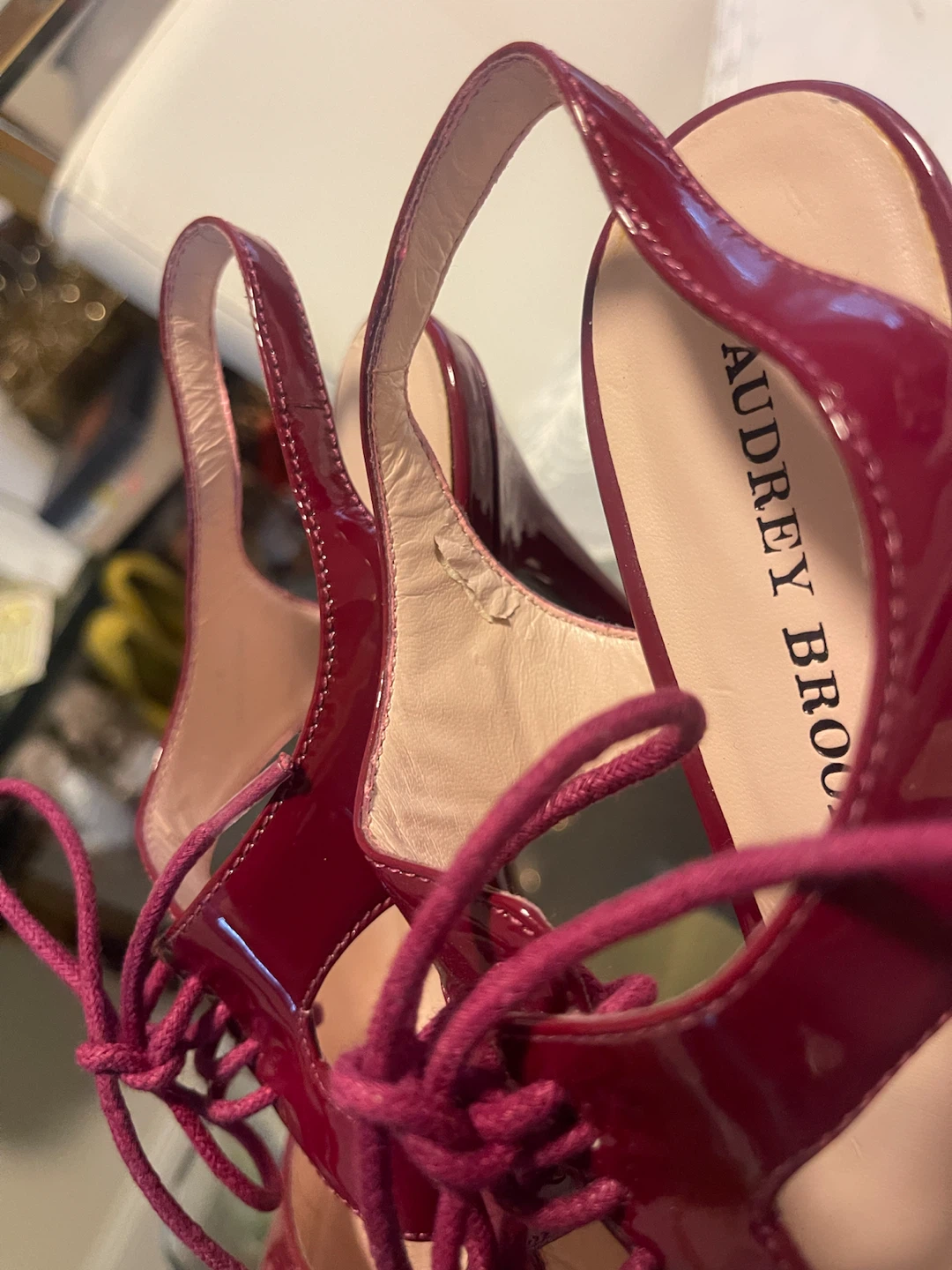 Audrey Brooke Patent Leather Heels - photo 5