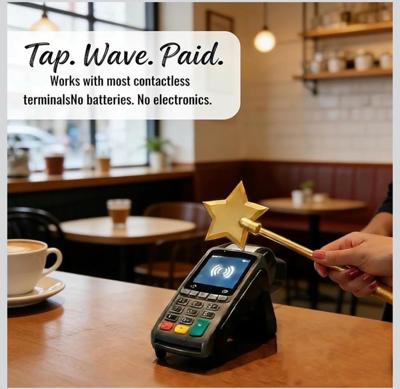 Magic Wand credit card holder for Contactless Payments - photo 2