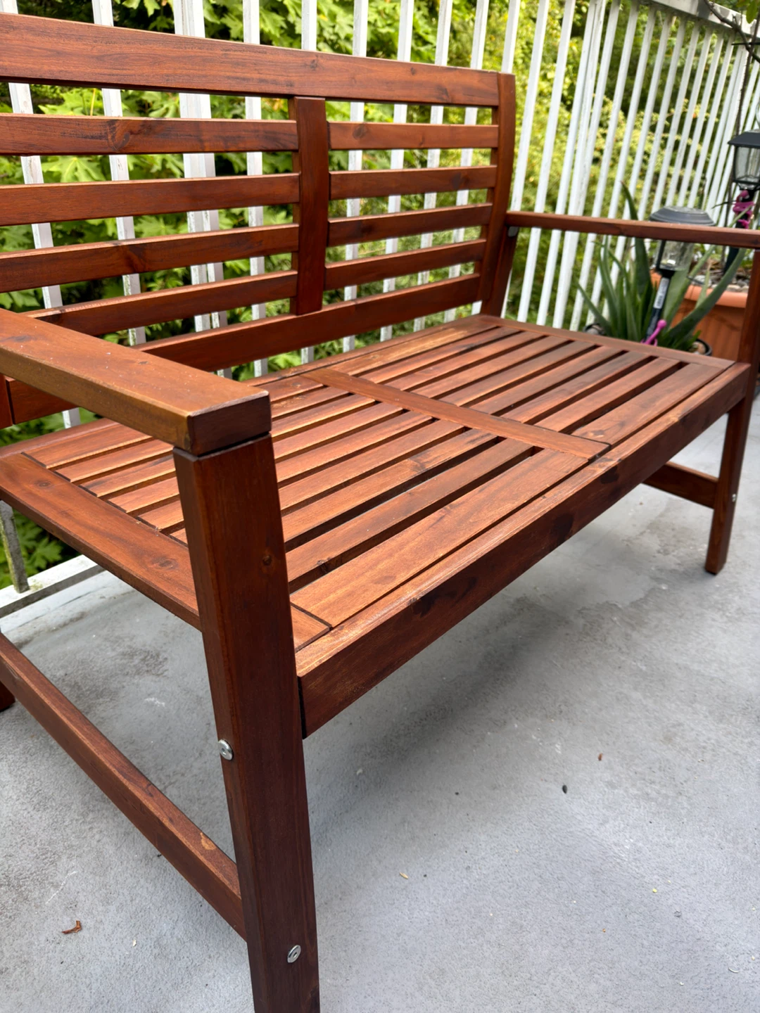 Wooden Outdoor Bench - photo 2