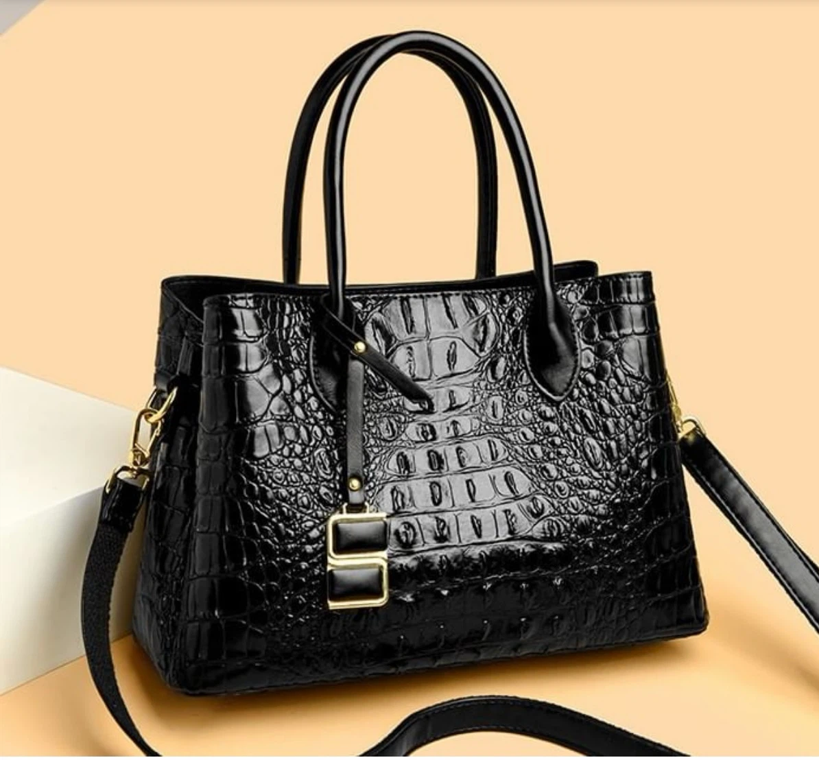 NEW ❤️ Croc Grain Genuine Leather - photo 4