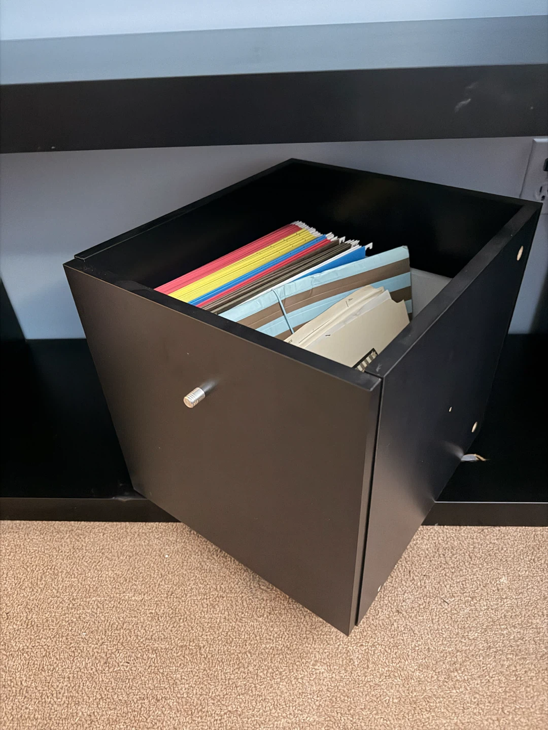 Black IKEA Bookshelf with 5 Shelves - photo 2