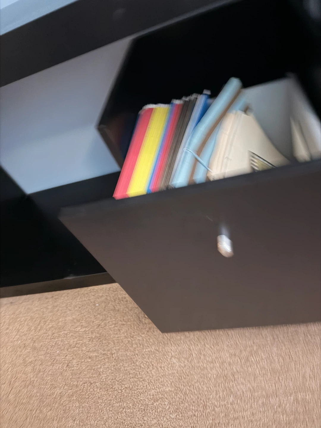 Black IKEA Bookshelf with 5 Shelves - photo 3