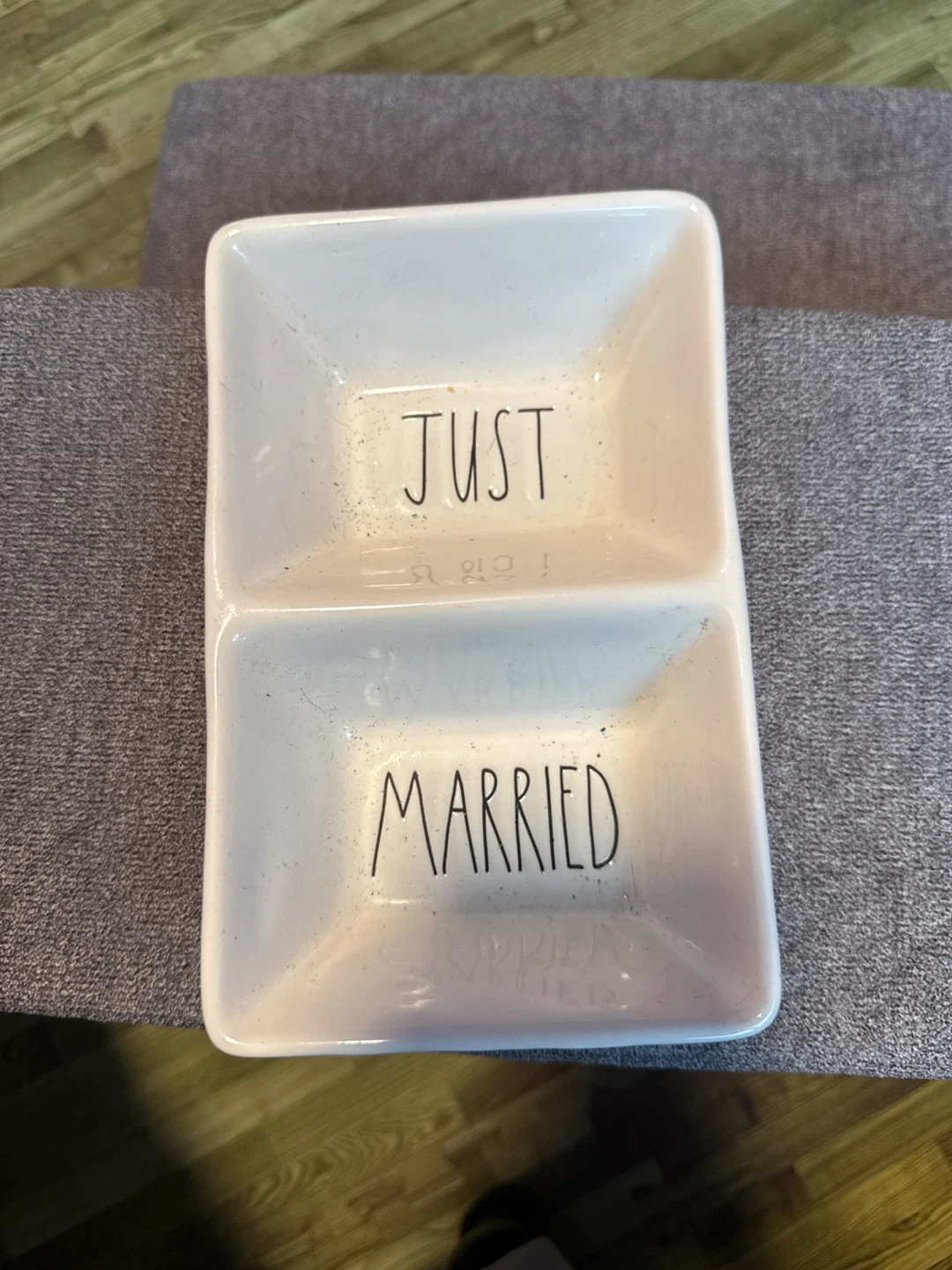 Rae Dunn "Just Married" Tray