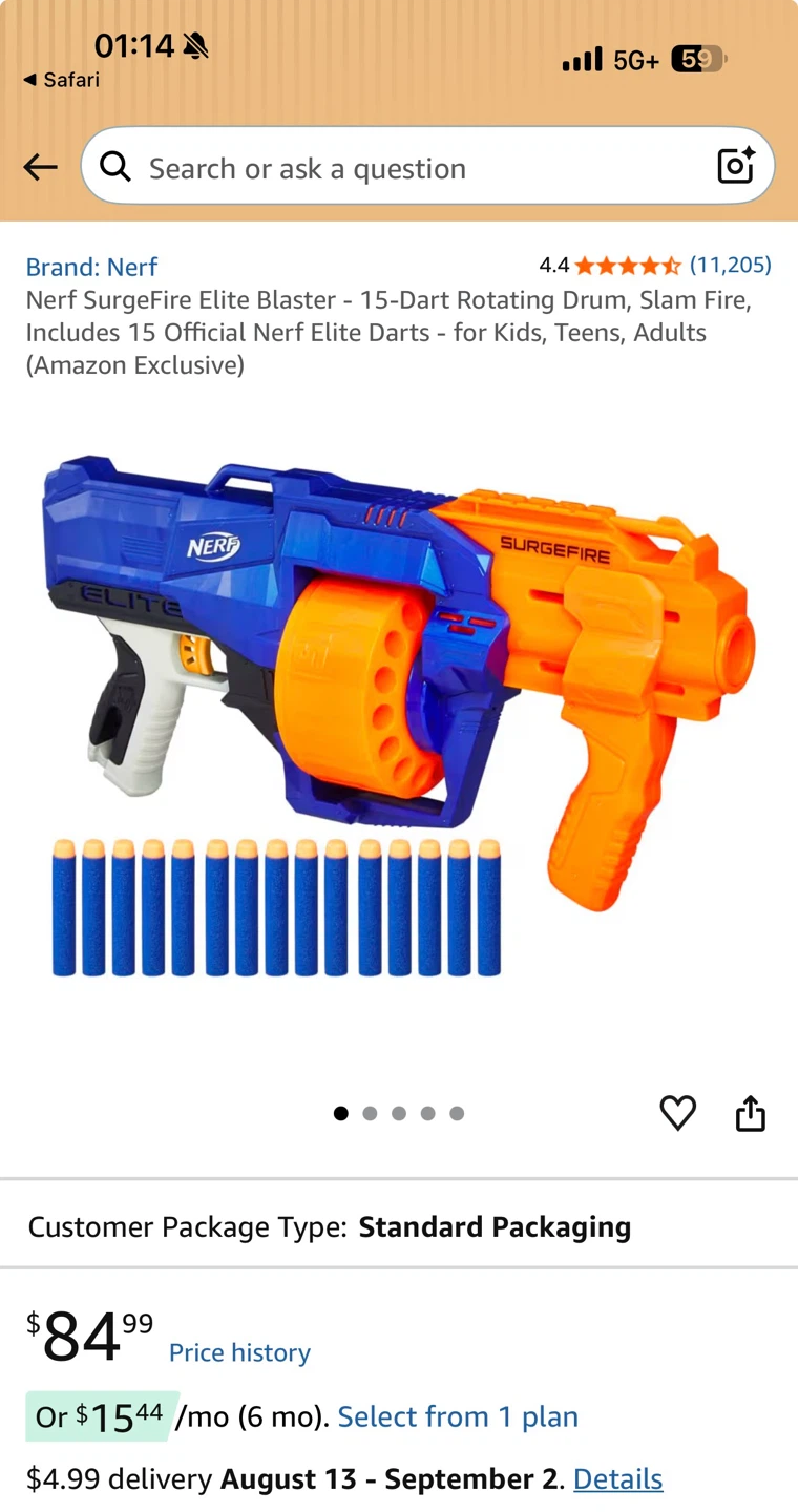 Nerf SurgeFire Elite Blaster - photo 5