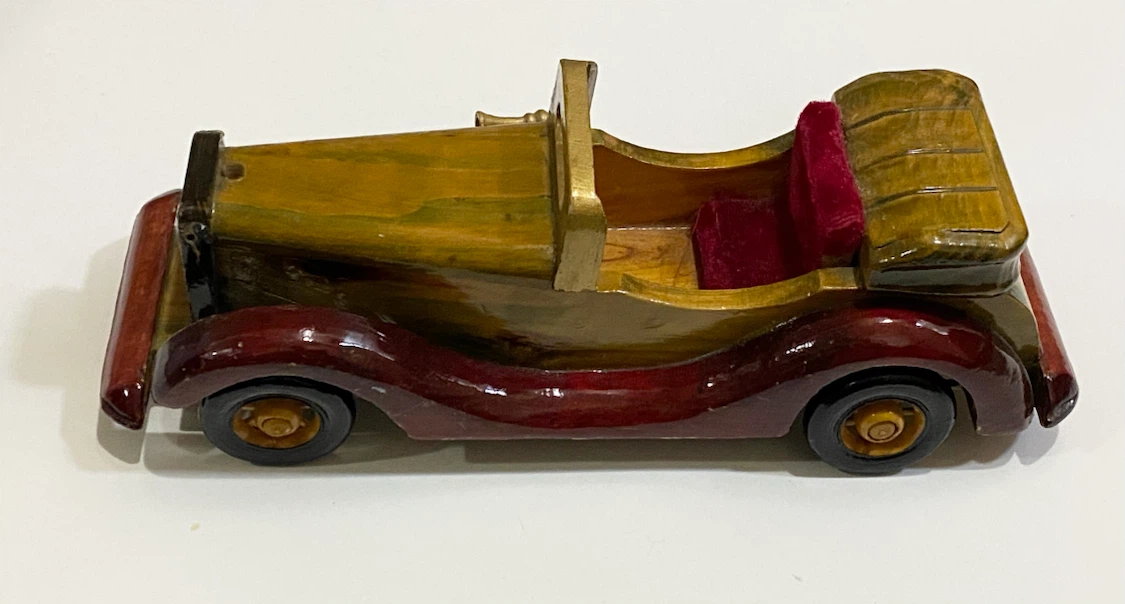 Handcrafted Wooden Toy Car - photo 2