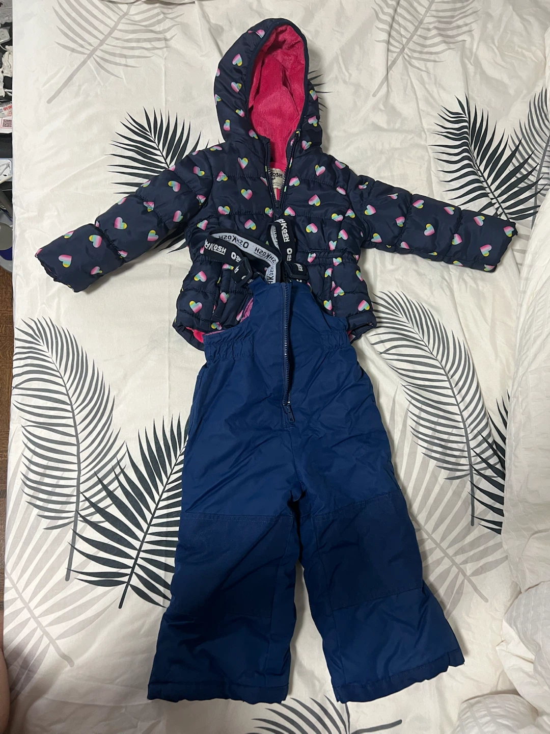 Oshkosh snow pants and jacket