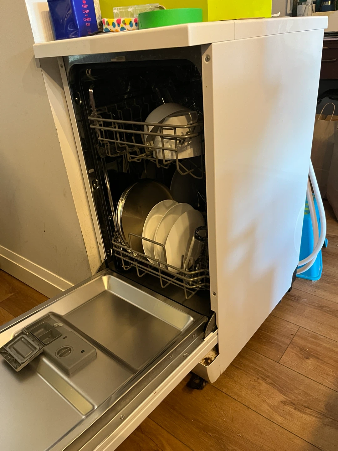 Danby 18" Wide Portable Dishwasher in White - photo 2