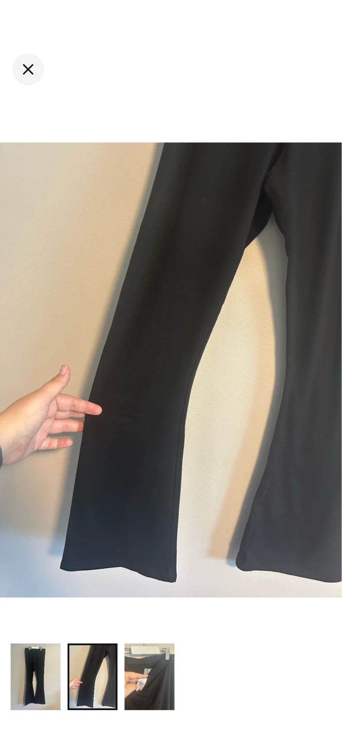 Old Navy Black Flare Leggings Size M - photo 2