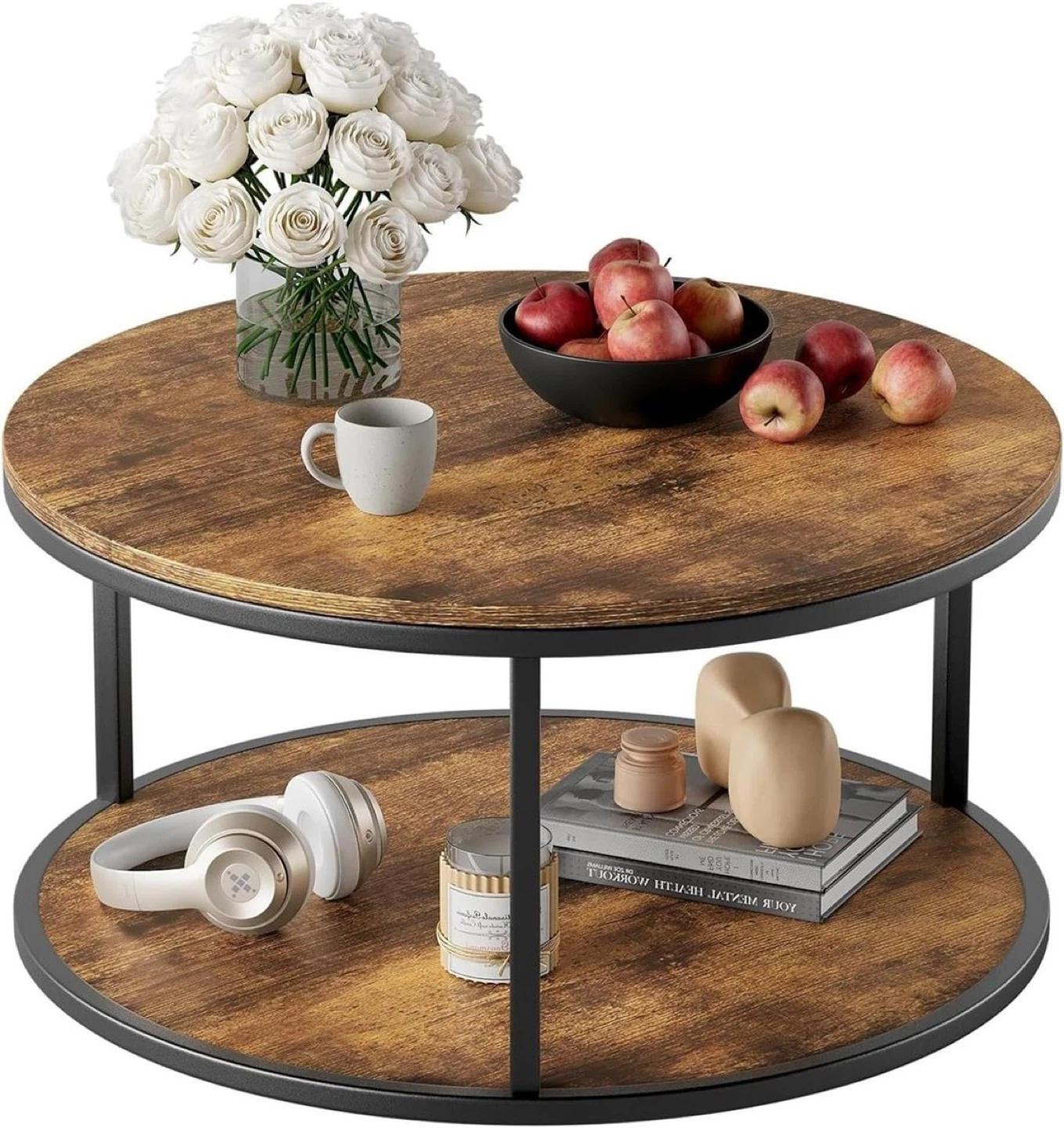 36” round coffee table - photo 2