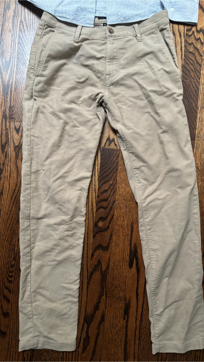 Club Monaco Khakis and Striped Button-Up Shirt Set - photo 2