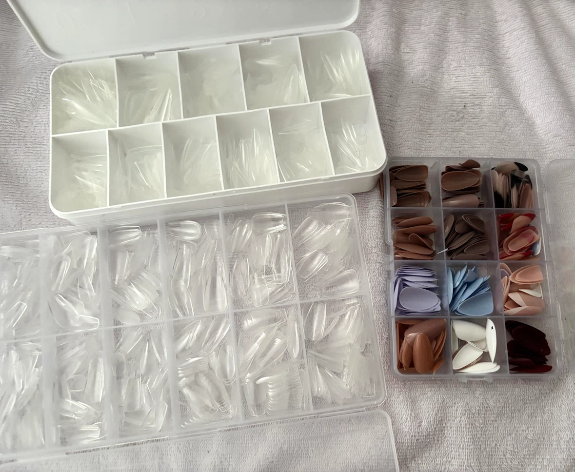 Gel-X Nail Tips Bundle | 3 Boxes | Clear & Colored