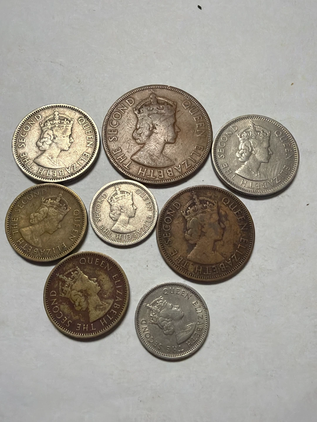 Collection of British Caribbean 2 Cents, 1 Cent, 5 Cents Coins - photo 2