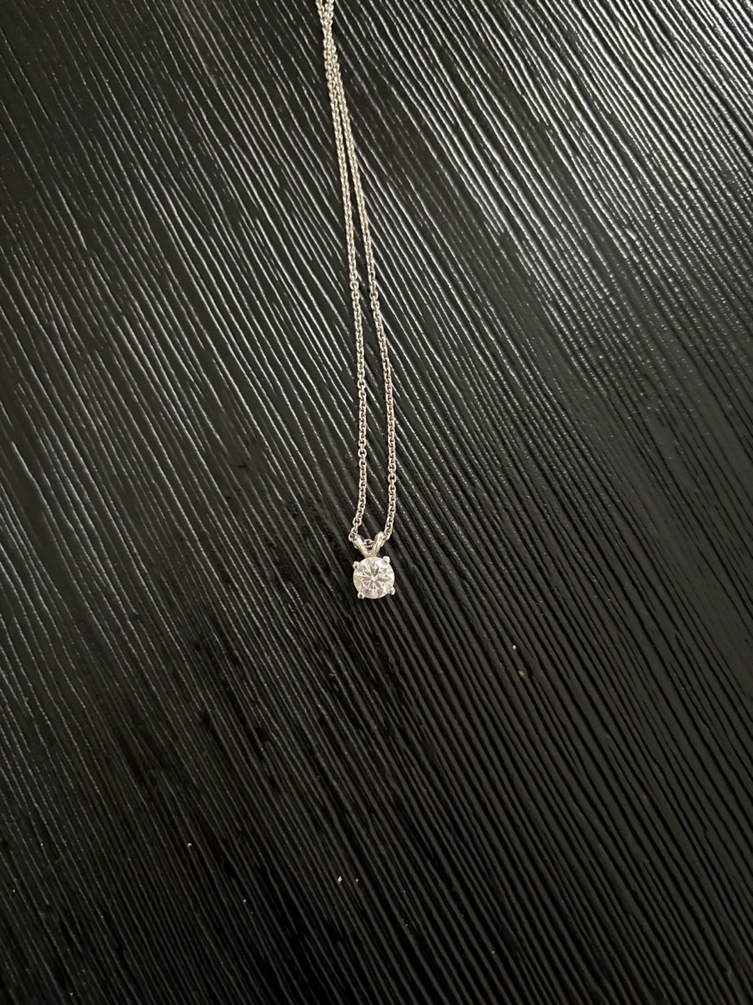 Lab Grown  Solitaire Necklace - photo 2
