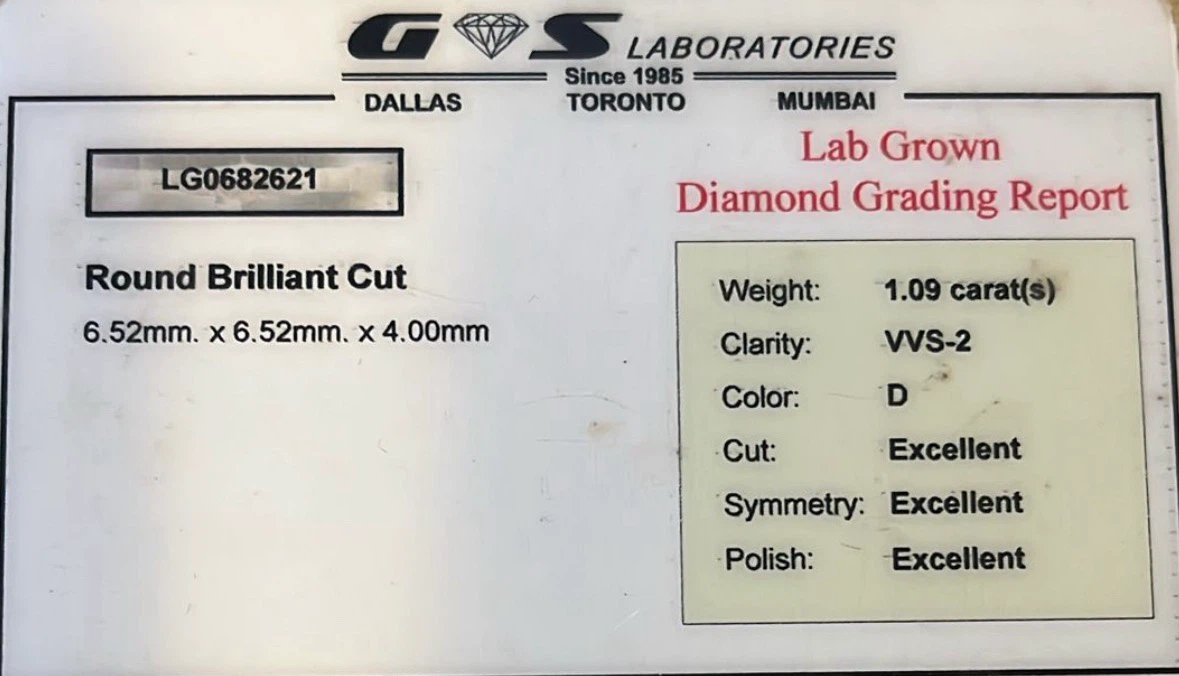 Lab Grown  Solitaire Necklace - photo 3