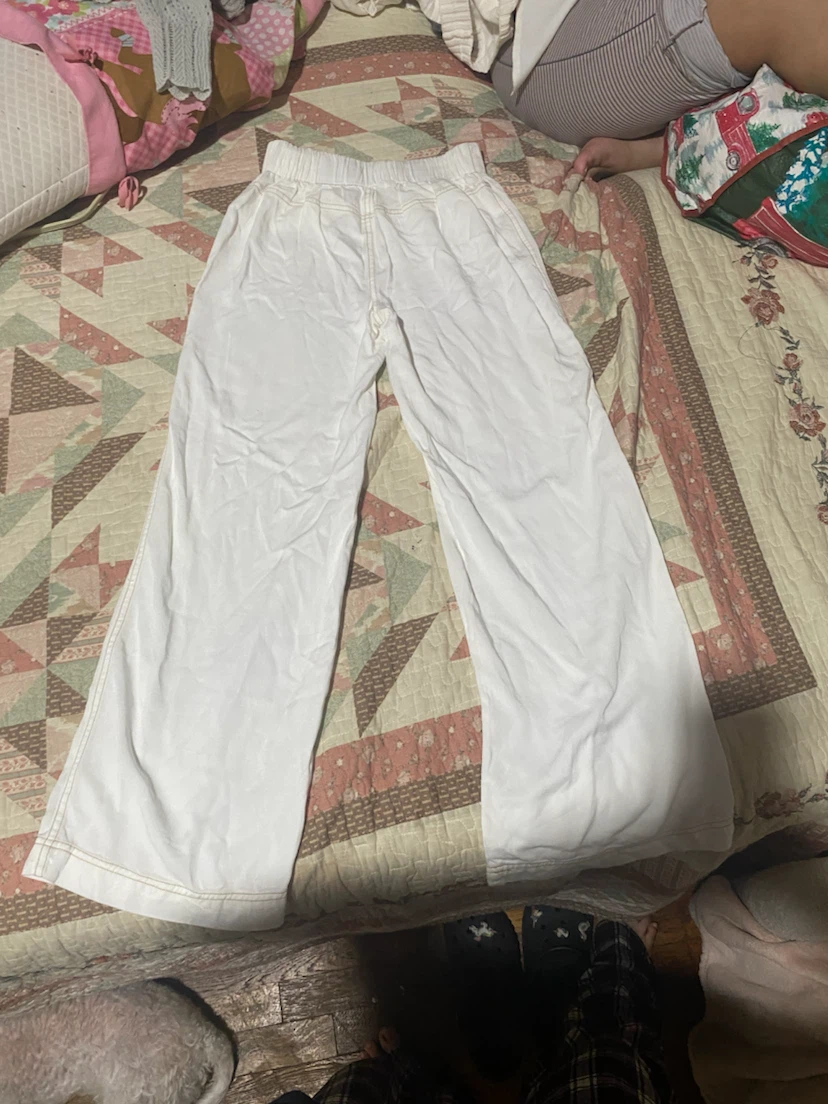 White Wide Leg Pants - photo 2