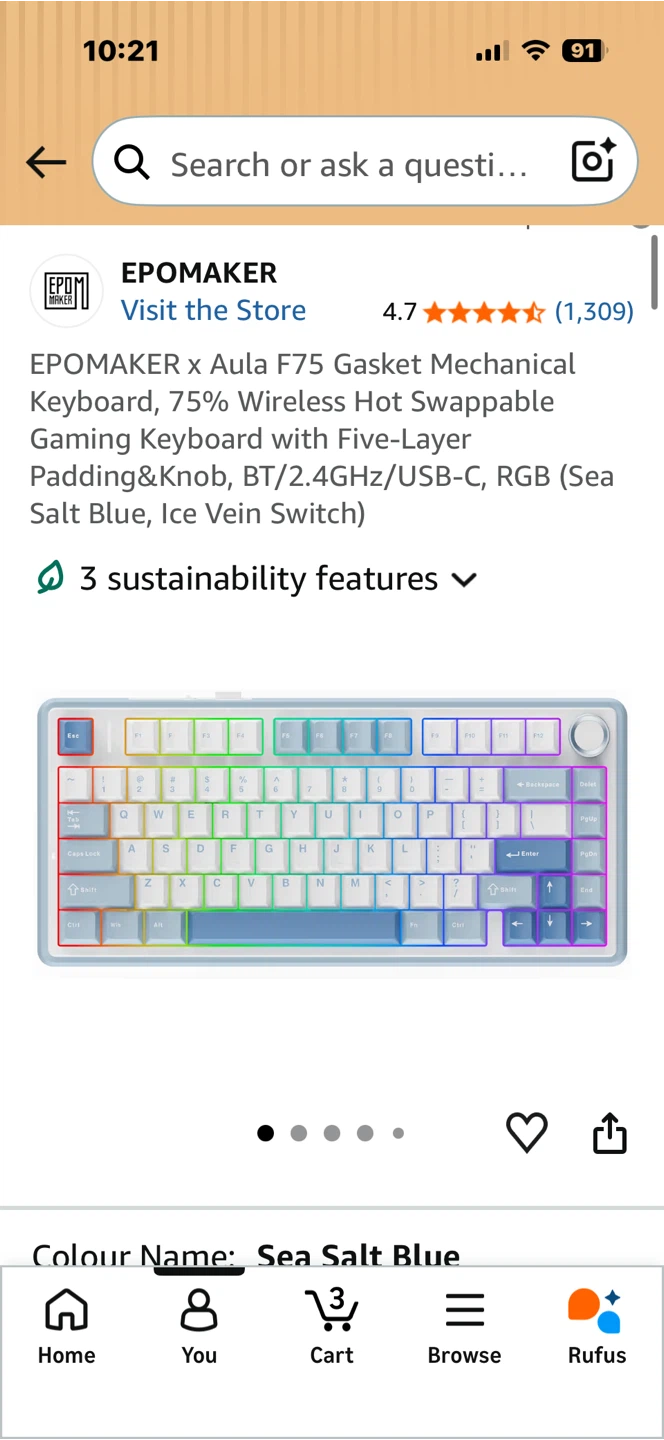EPOMAKER x Aula F75 Mechanical Keyboard - photo 2