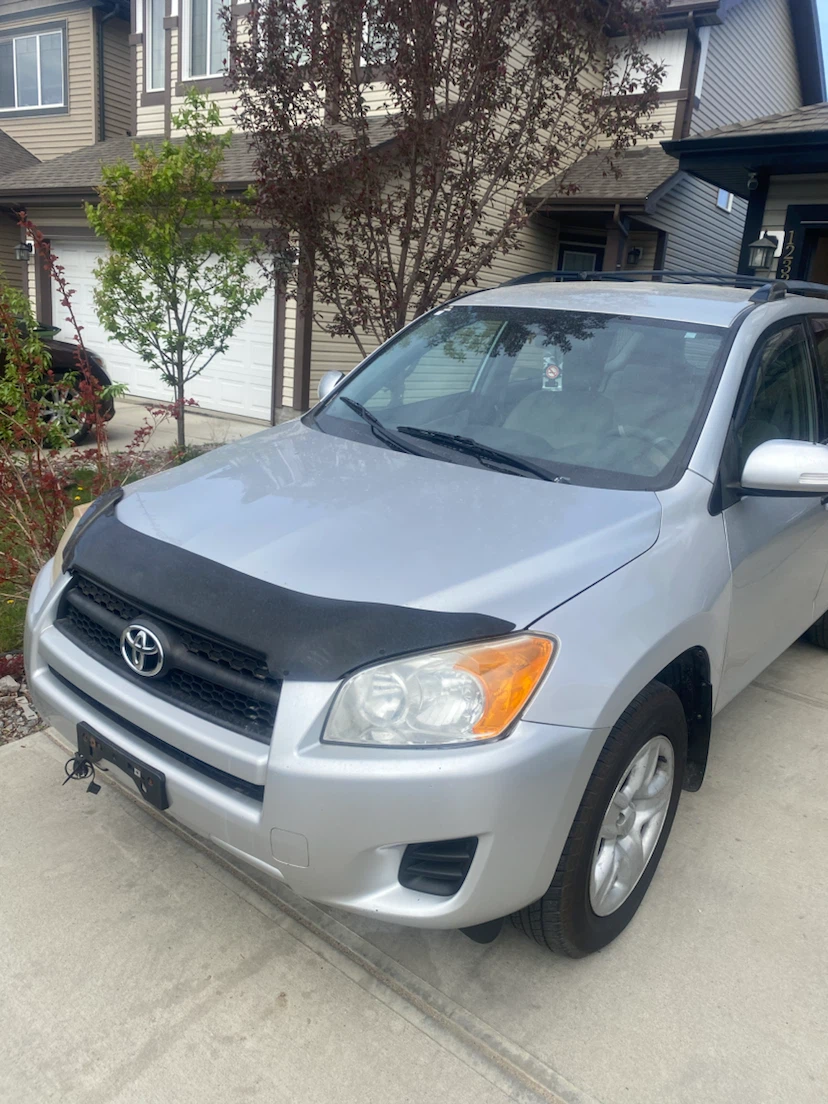 Silver Toyota RAV4 SUV