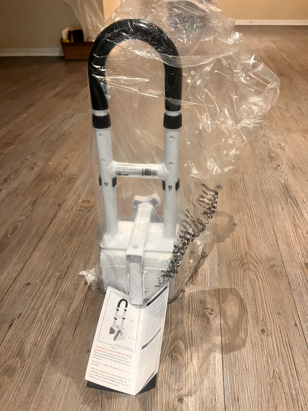 Drive Adjustable Height Bathtub Safety Rail