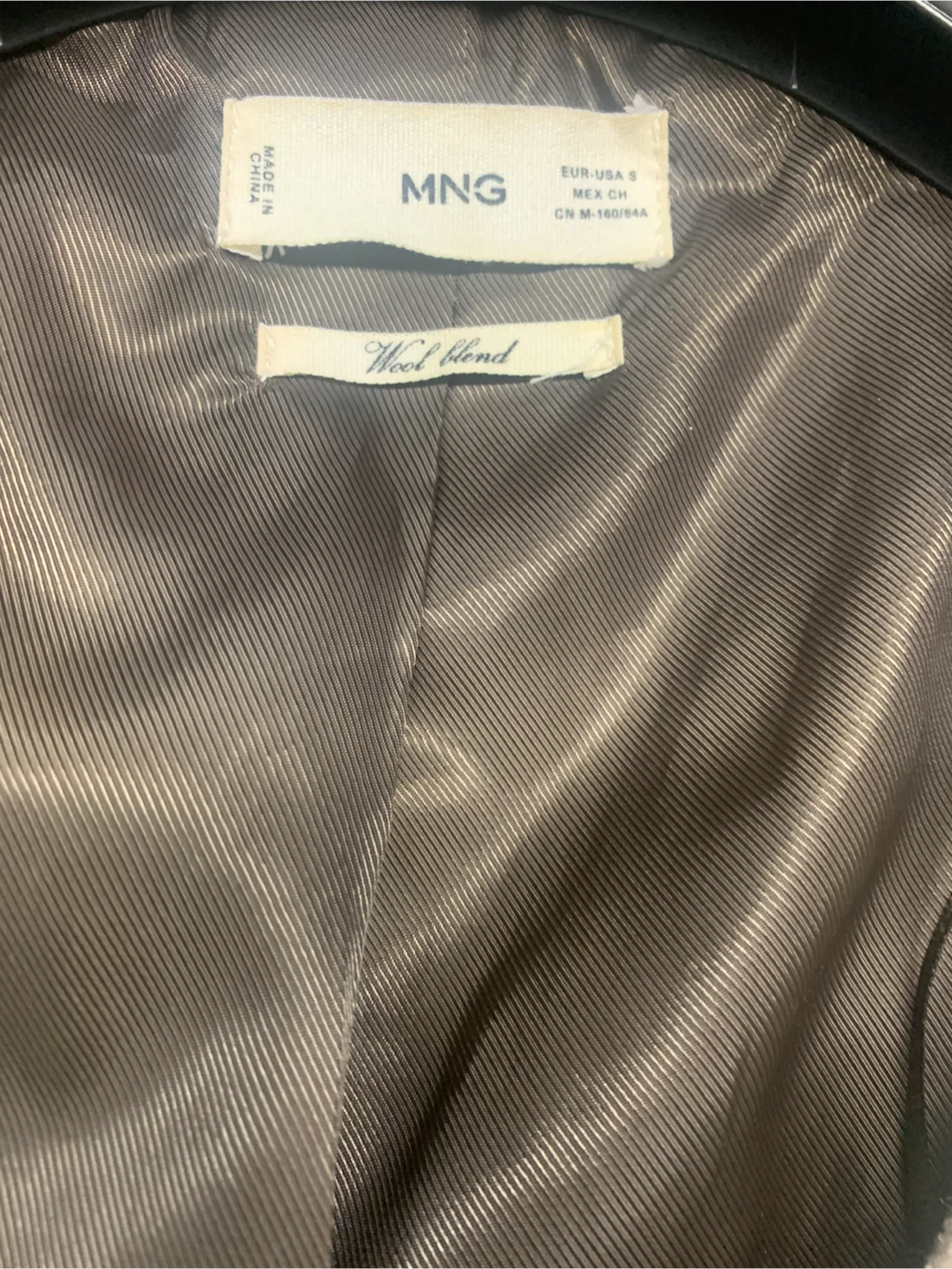 MNG Wool Blend Coat - Size S - photo 2