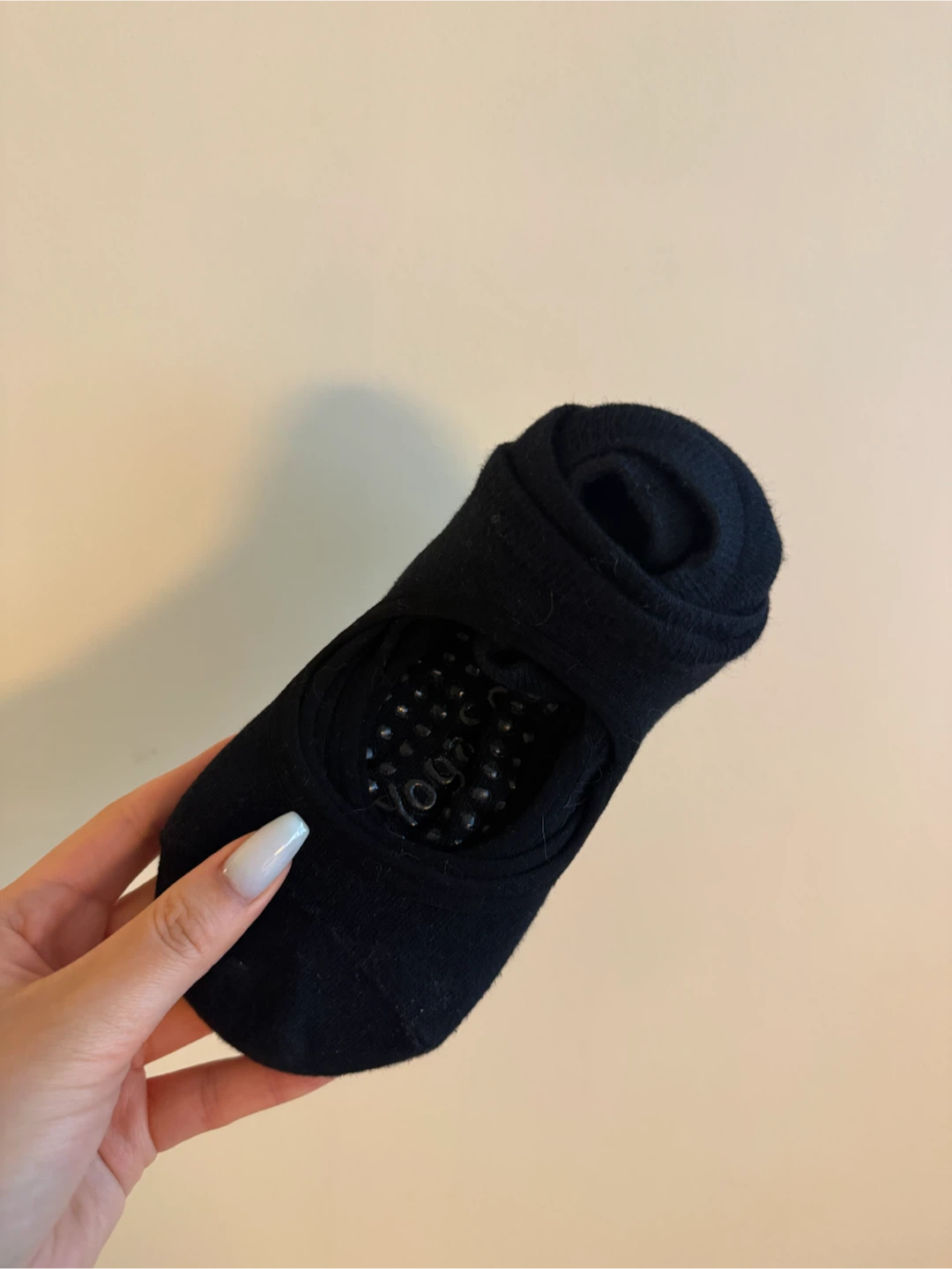 YogaSocks Non Slip Grip Socks Black - photo 2