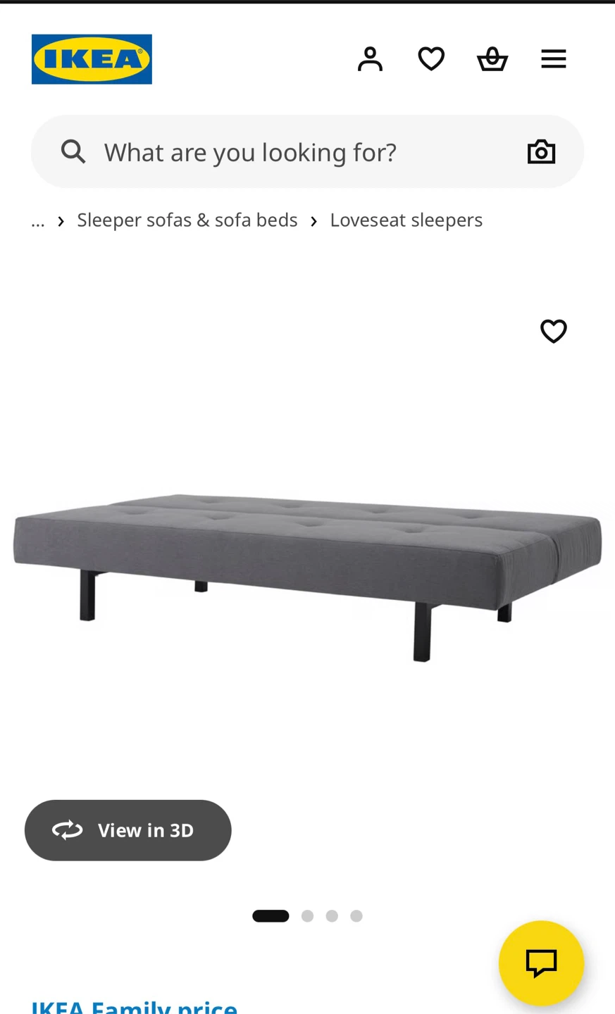 IKEA BALKARP Sleeper Sofa, Vissle Gray - photo 2
