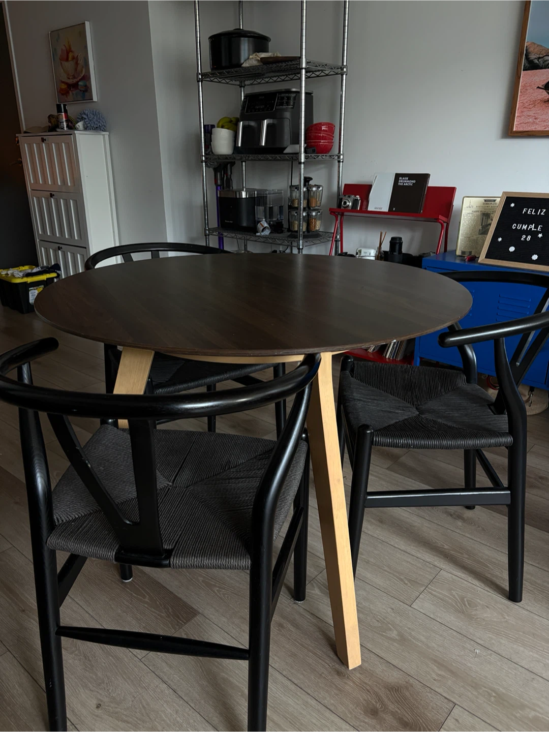 Round Dining Table with