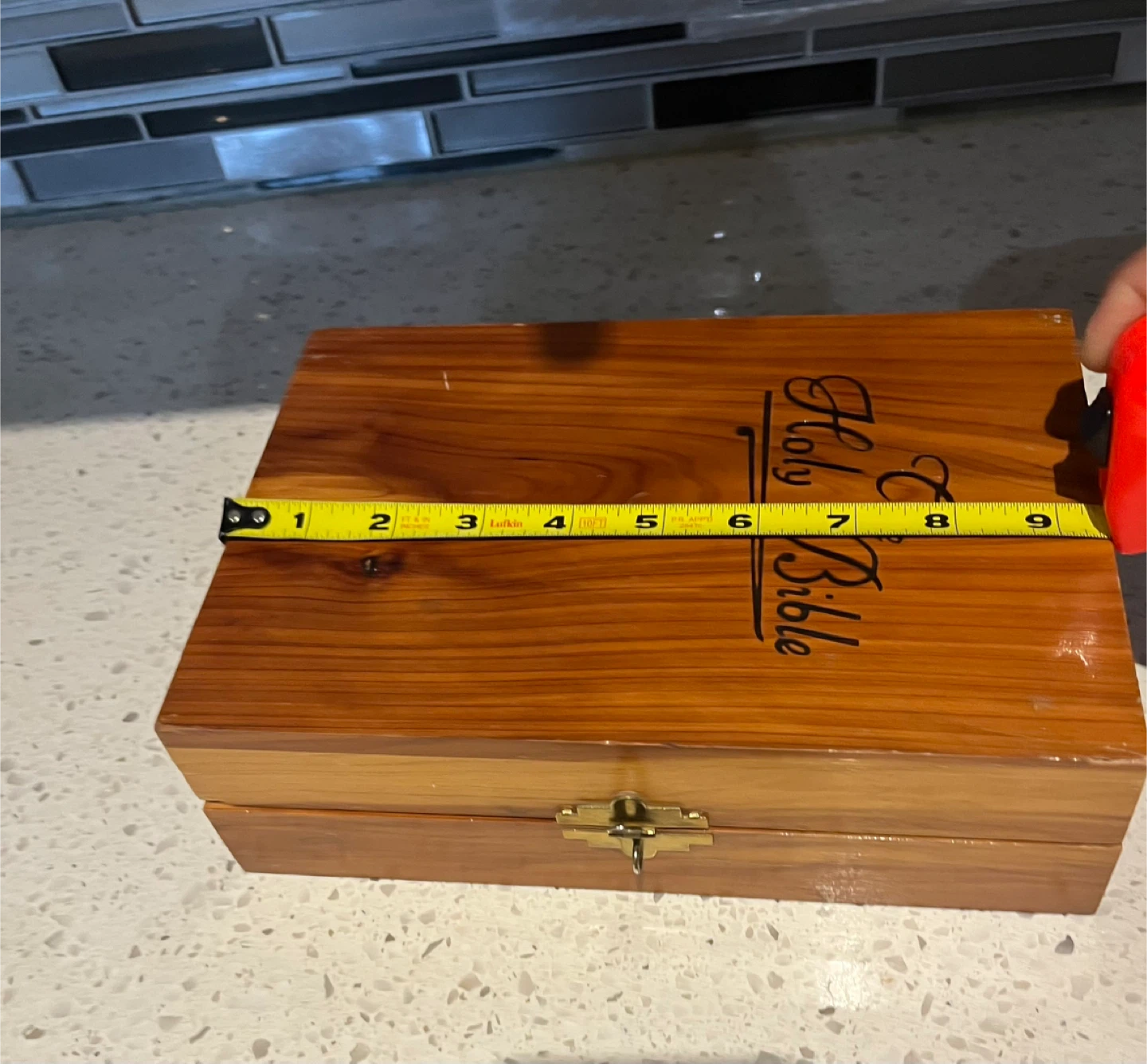 The Holy Bible Wooden Keepsake Box - photo 5