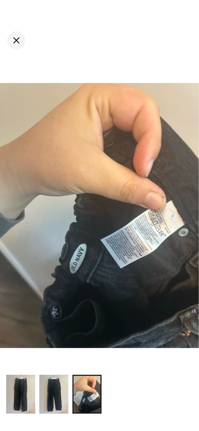 Old Navy Black Jeans Size 12 - photo 3