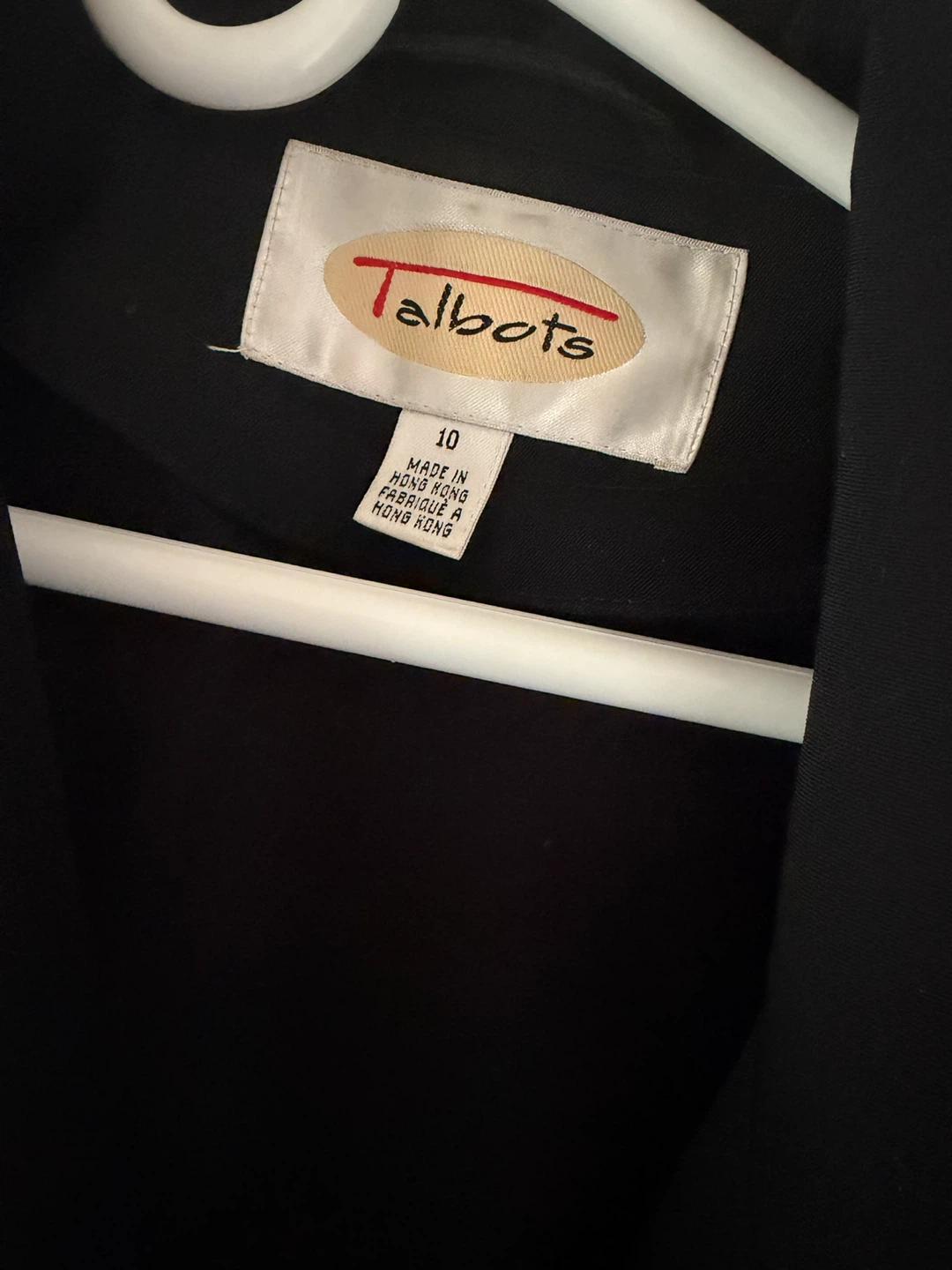 Talbots Black Trench Coat - photo 2