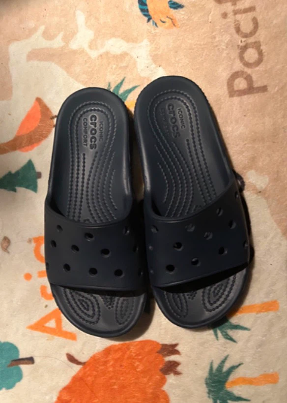 Crocs Classic Slides |Navy Blue