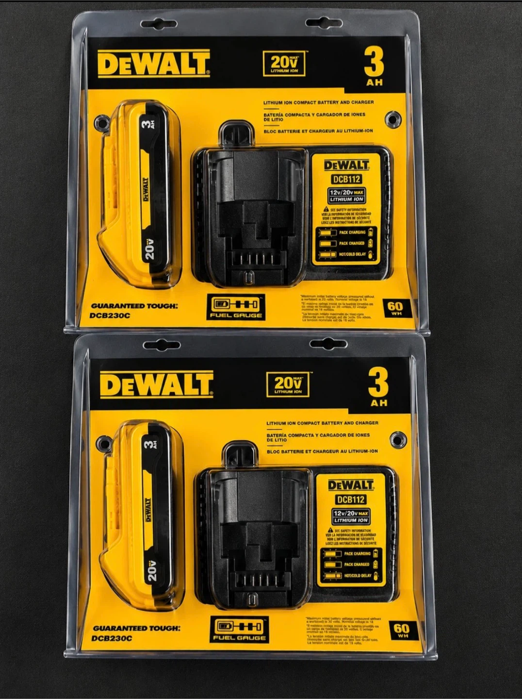 DEWALT Batteries + Charger