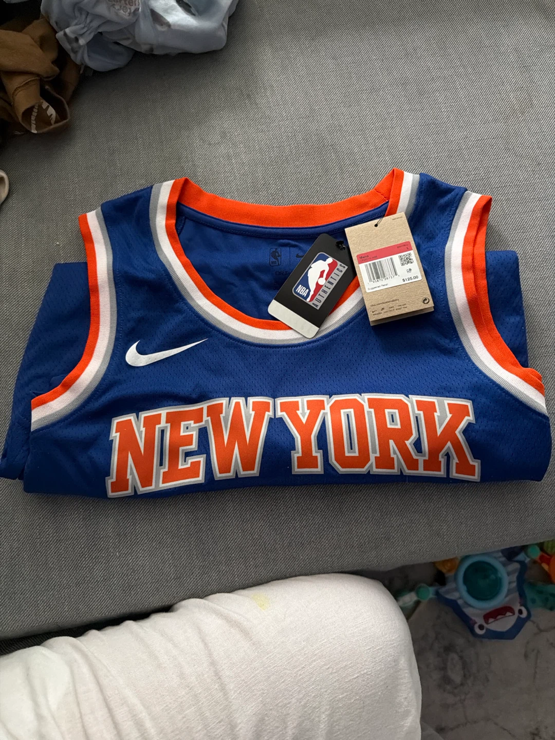 Nike New York Knicks Brunson #11 NBA Swingman Jersey L - photo 2