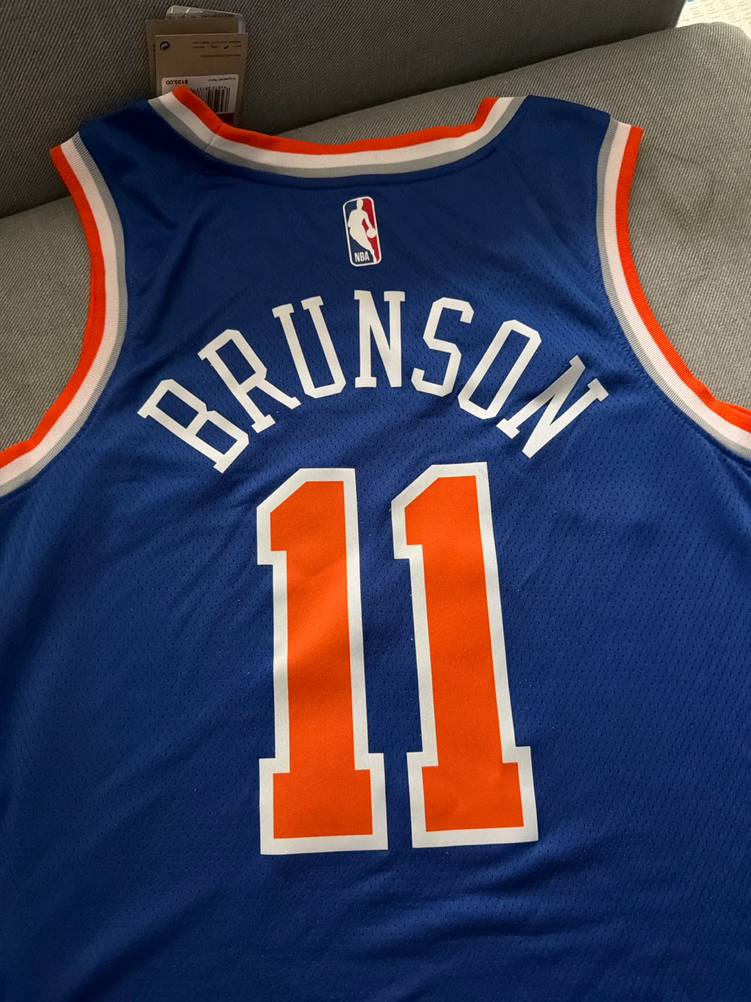 Nike New York Knicks Brunson #11 NBA Swingman Jersey L - photo 5