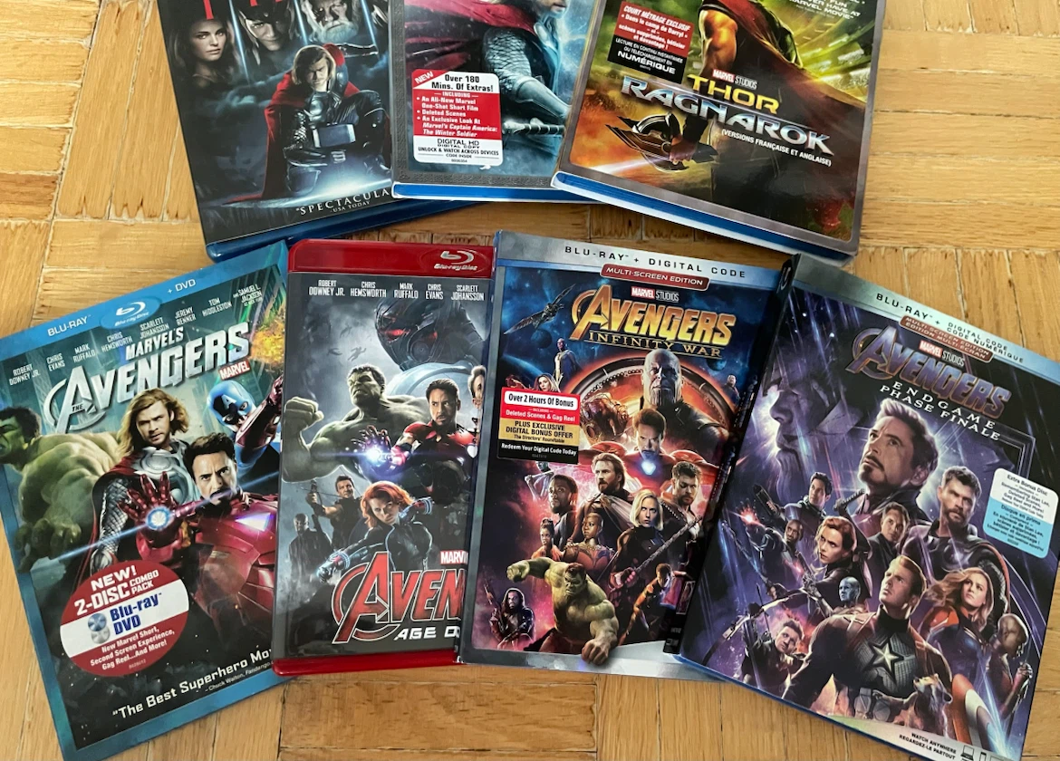 Lot of 7 Marvel Superheroes Blu Ray Films - photo 4
