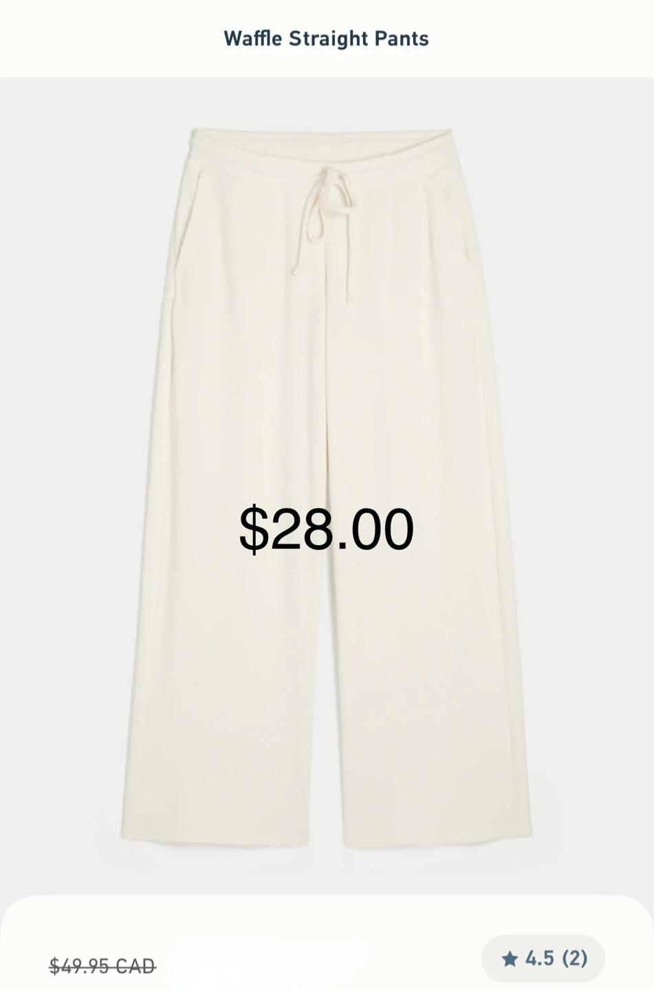 Hollister Waffle Straight Pants - photo 2