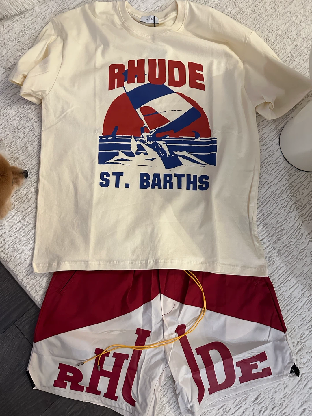 RHUDE St. Barths T-Shirt and Shorts Set