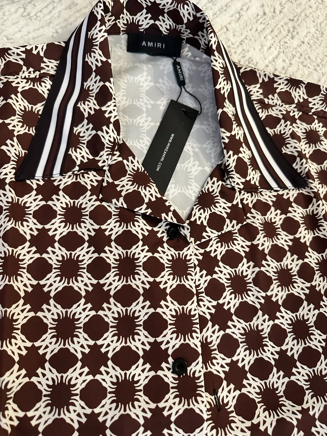AMIRI Short Sleeve Shirt and Shorts Set - photo 2