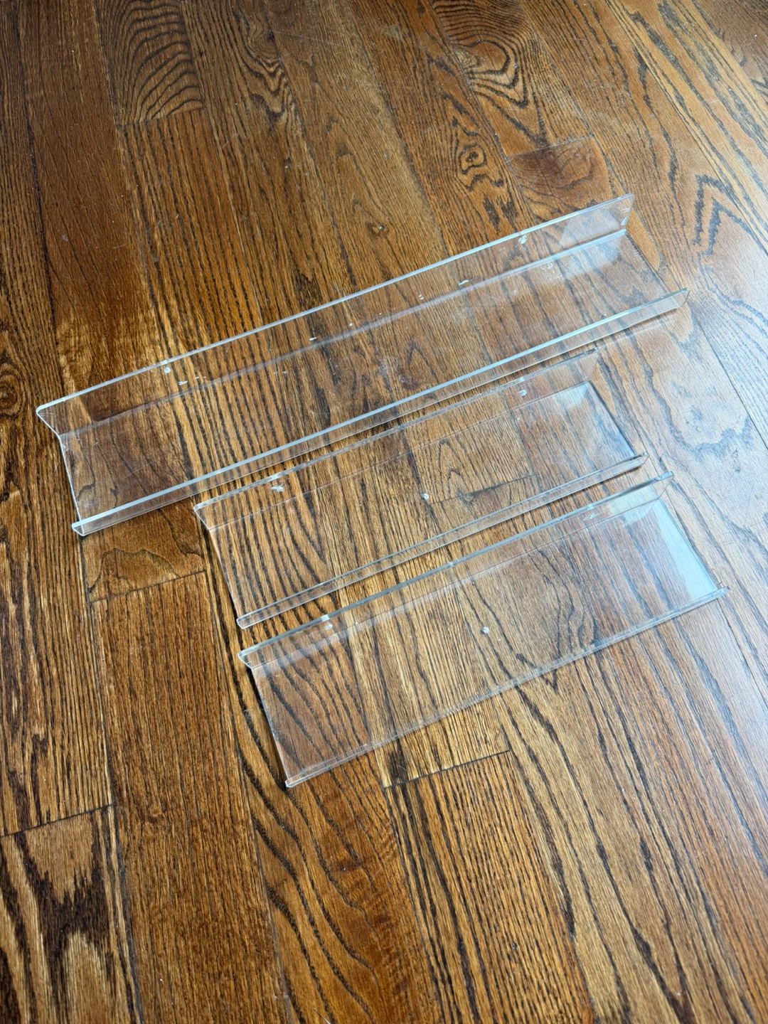 3 Acrylic Shelves