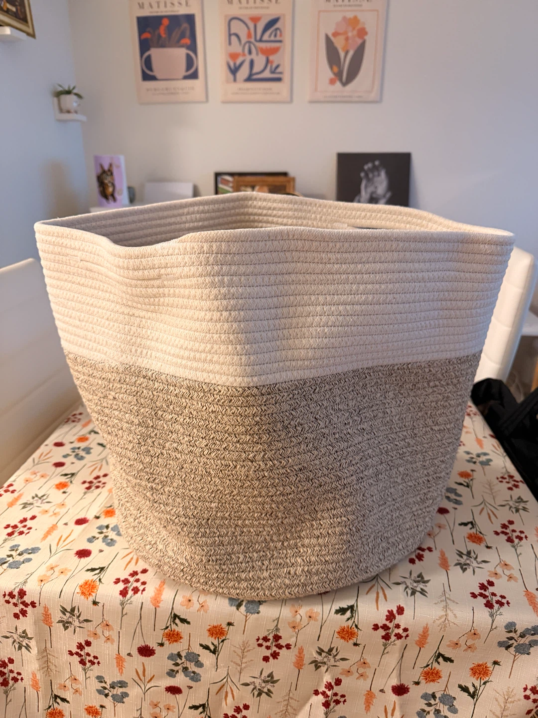 Woven Rope Storage Basket